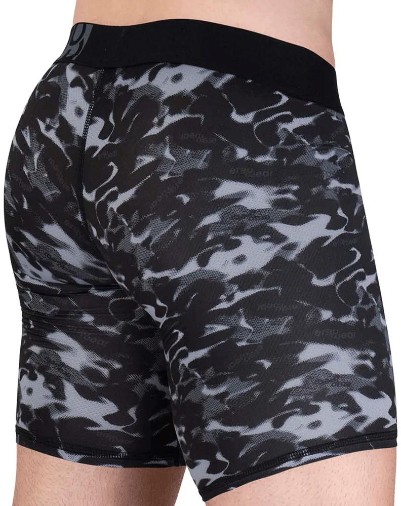 Bekleidung_Ergowear_Herrenunterwäsche Ergowear Ew1725 Max Se Camo Boxershorts Schwarz