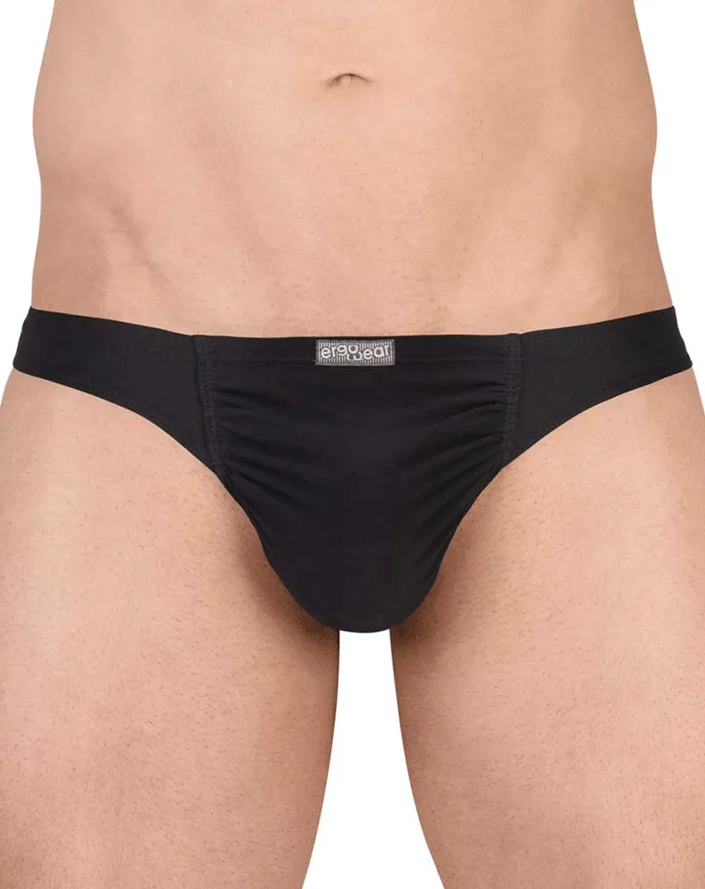 Bekleidung_Ergowear_Herrenunterwäsche Ergowear Ew1726 Feel Gr8 Baumwoll-Tanga Schwarz