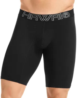 Bekleidung_Hawai_Herren Unterwäsche Hawai 41903 Einfarbige Sport Boxershorts Schwarz