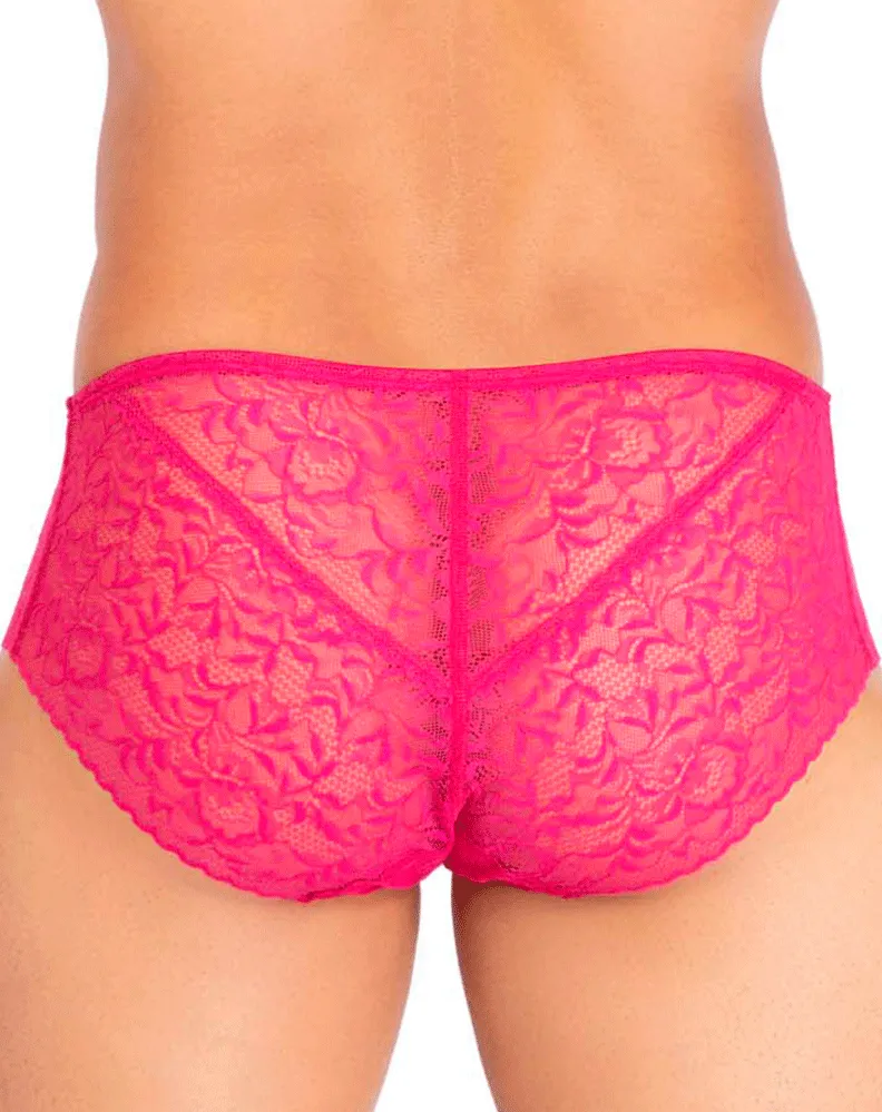 Bekleidung_Hawai_Herrenunterwäsche Hawai 42152 Spitzen-Slip Fuchsia