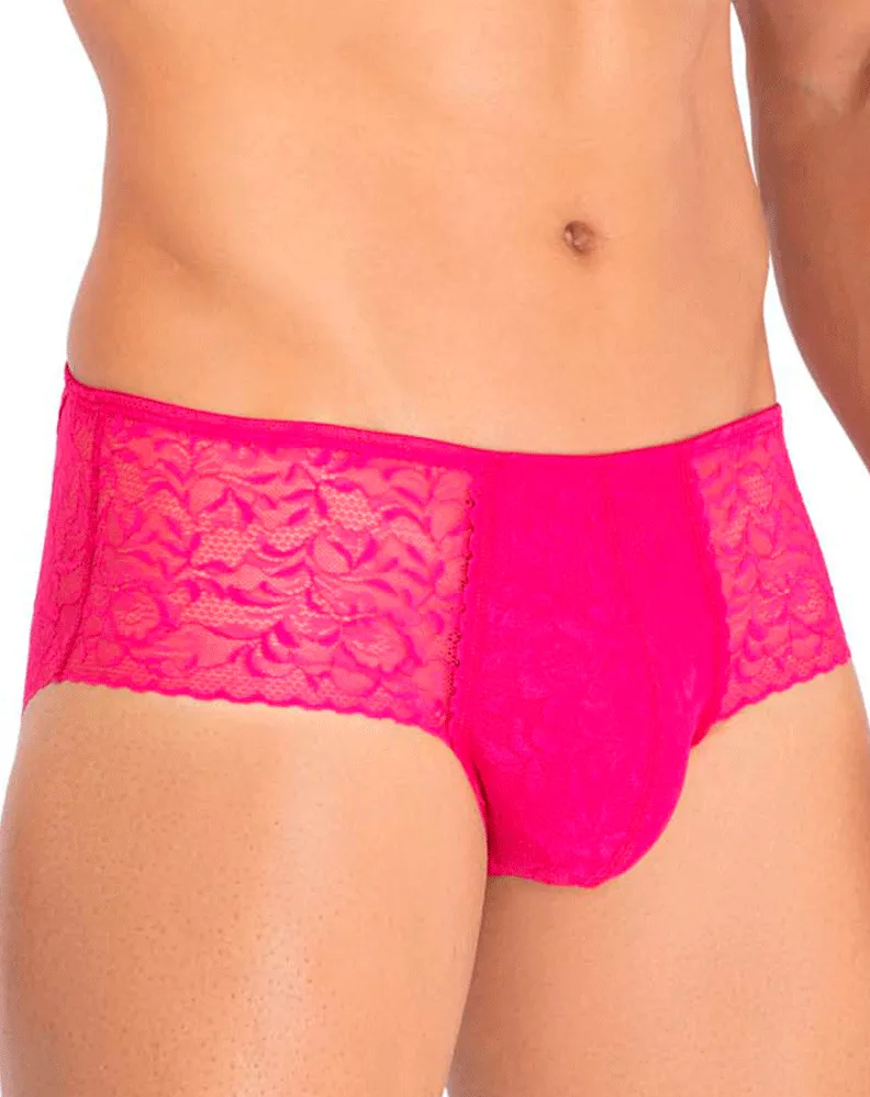 Bekleidung_Hawai_Herrenunterwäsche Hawai 42152 Spitzen-Slip Fuchsia