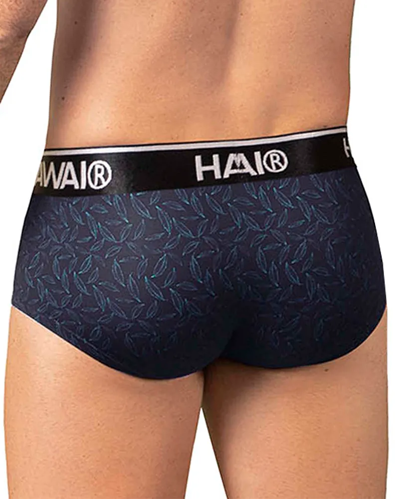 Bekleidung_Hawai Herrenunterwäsche Hawai 42380 Bedruckte Slipunterhose Schwarz