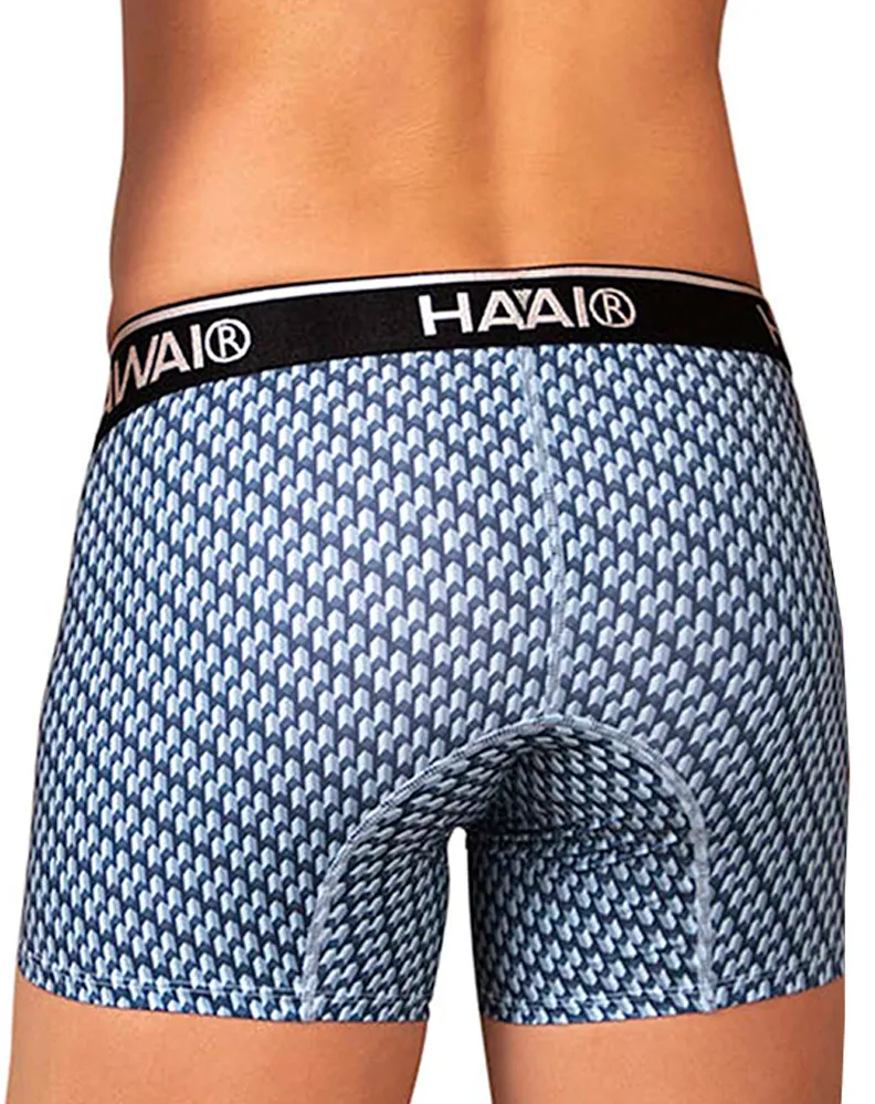 Kleidung_Hawai Herrenunterwäsche Hawai 42420 Bedruckte Boxershorts Blau