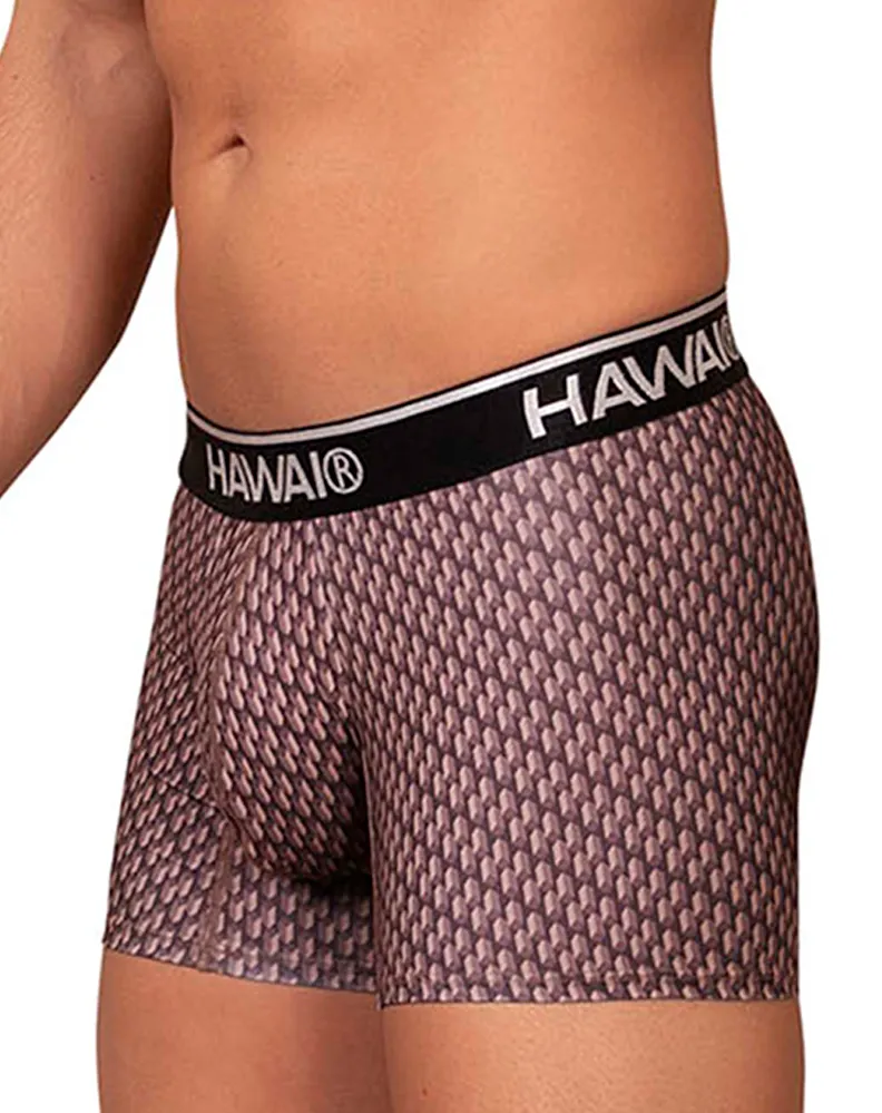 Bekleidung_Hawai Herrenunterwäsche Hawai 42420 Bedruckte Boxershorts Kakao