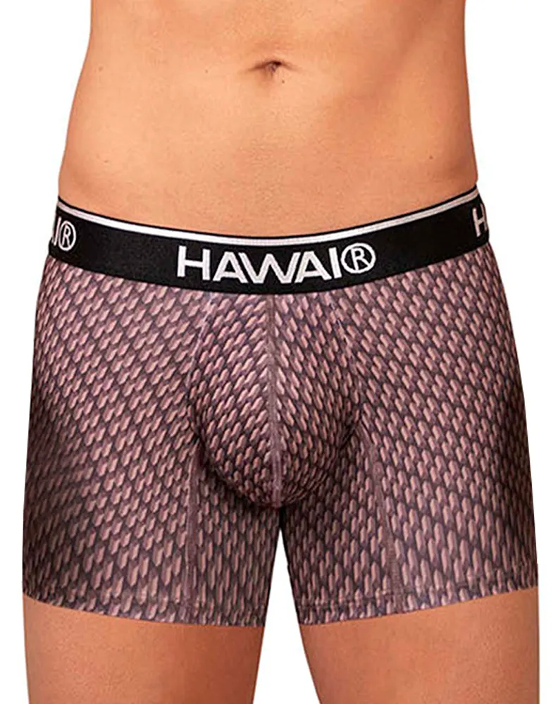 Bekleidung_Hawai Herrenunterwäsche Hawai 42420 Bedruckte Boxershorts Kakao