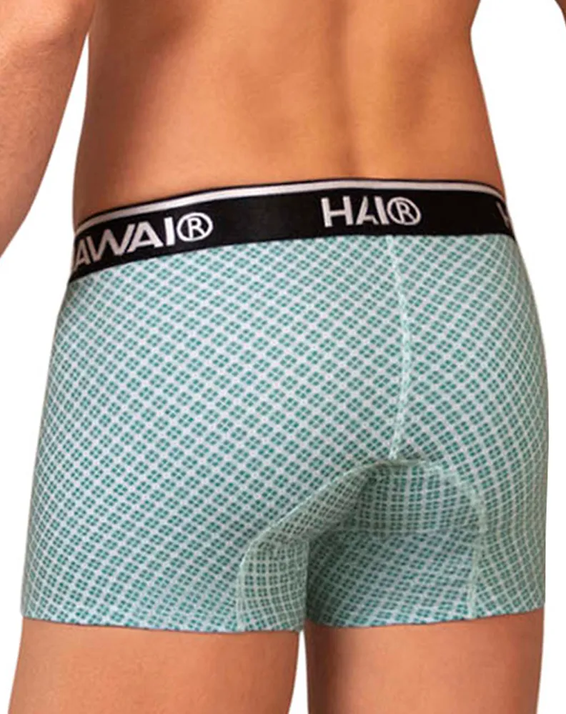 Bekleidung_Hawai Herrenunterwäsche Hawai 42421 Bedruckte Boxershorts Grün