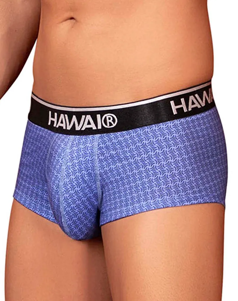 Kleidung_Hawai Herrenunterwäsche Hawai 42431 Bedruckte Slips Blau