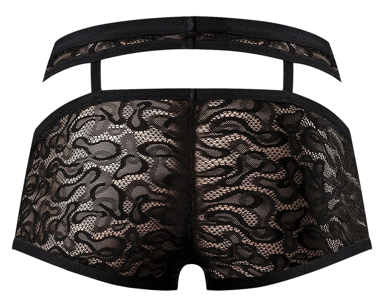 Bekleidung_Herren Power_Herrenunterwäsche Male Power 126-289 Lucifer Ausschnitt Kurzfarbe Schwarz