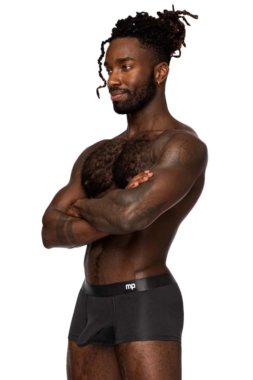Bekleidung_Herren Power_Herrenunterwäsche Male Power 129-281 Leichte Mini-Shorts mit Ärmeln Farbe Schwarz