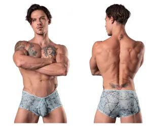 Bekleidung_Herren Power_Herrenunterwäsche Male Power 130-290 Marmormasche Mikro Mini Short Farbe Hellblau