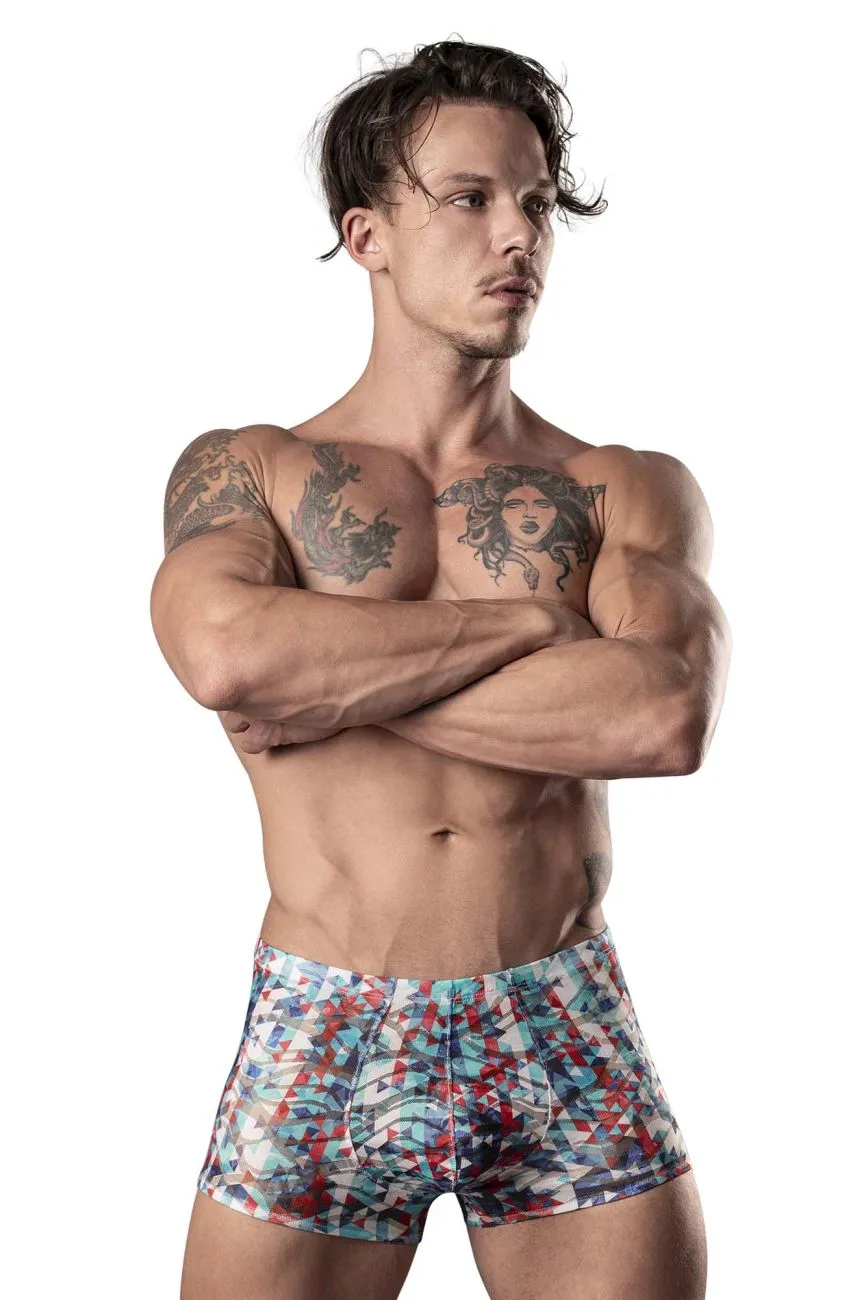 Bekleidung_Herren Power_Herrenunterwäsche Male Power 131-293 Deine Spitze oder Meine Beutel Short Farbe Rot-Weiß-Blau