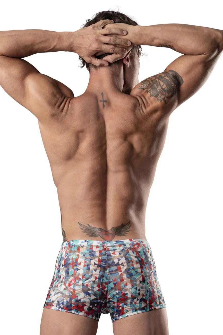 Bekleidung_Herren Power_Herrenunterwäsche Male Power 131-293 Deine Spitze oder Meine Beutel Short Farbe Rot-Weiß-Blau