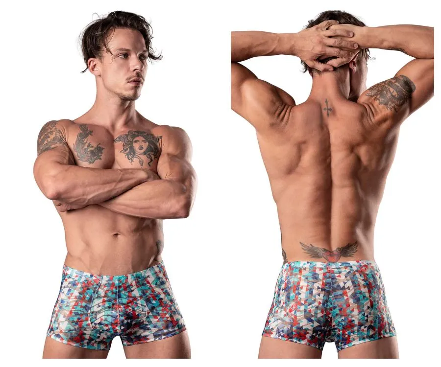 Bekleidung_Herren Power_Herrenunterwäsche Male Power 131-293 Deine Spitze oder Meine Beutel Short Farbe Rot-Weiß-Blau
