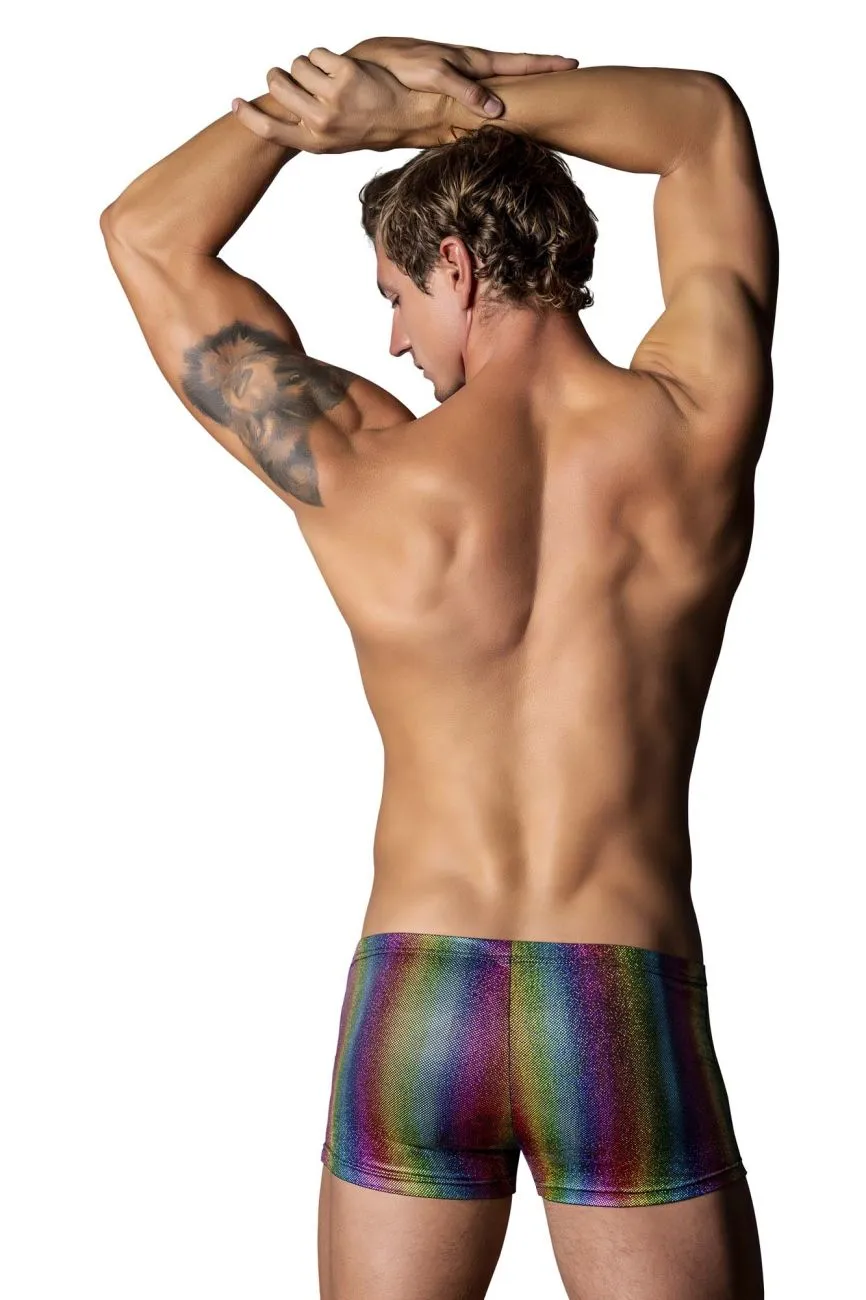 Bekleidung_Herren Power_Herrenunterwäsche Male Power 132-297 Pack N Play Pocket Short Farbe Regenbogen
