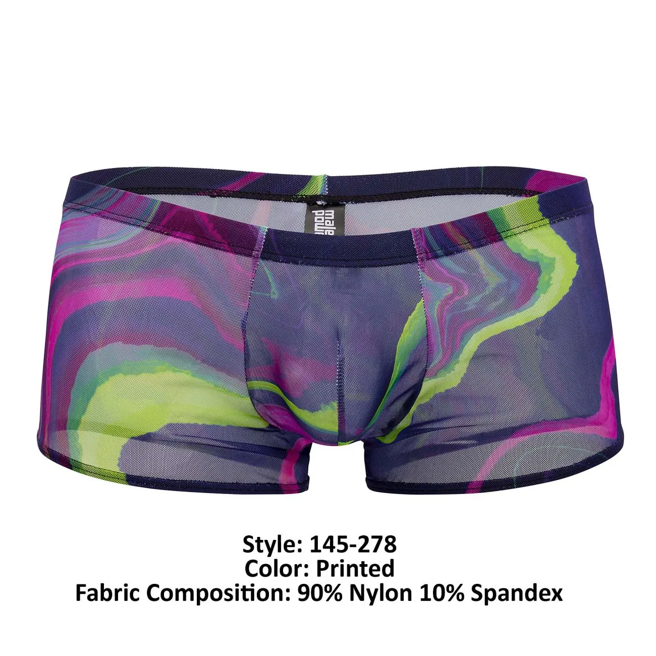 Bekleidung_Herren Power_Herrenunterwäsche Male Power 145-278 Galaktische Mini-Shorts Farbig Bedruckt