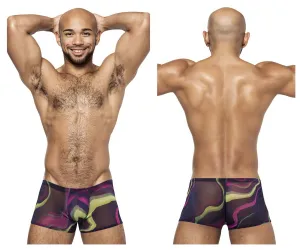 Bekleidung_Herren Power_Herrenunterwäsche Male Power 145-278 Galaktische Mini-Shorts Farbig Bedruckt