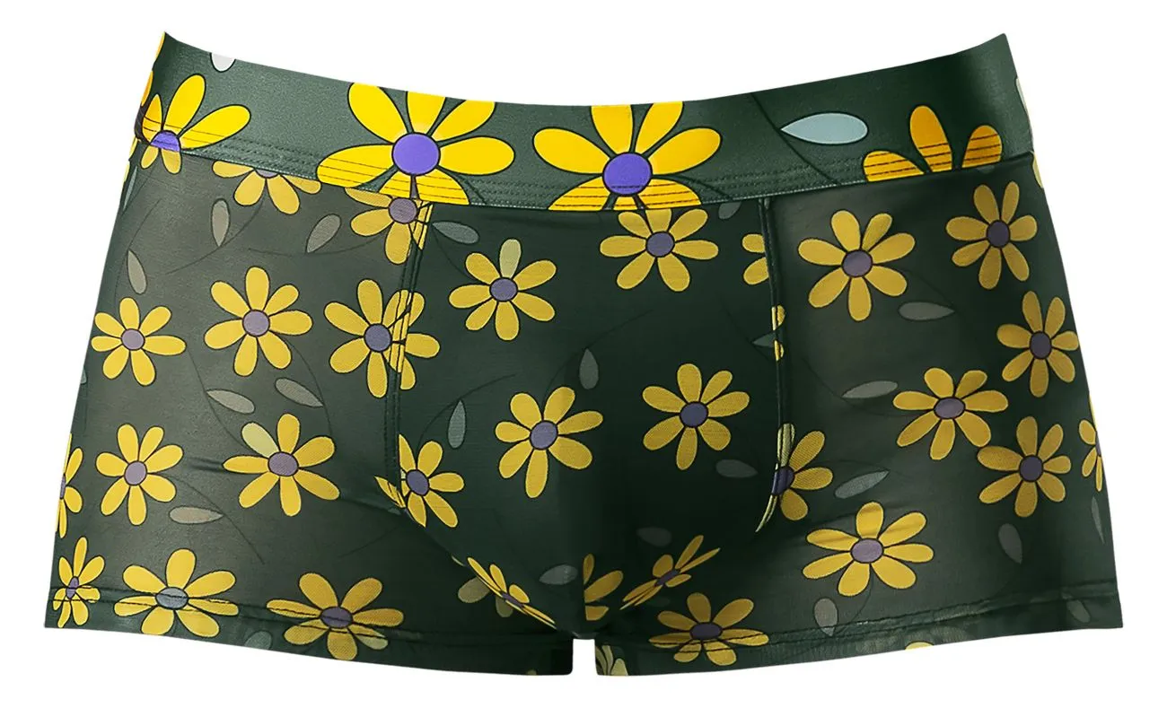 Bekleidung_Herren Power_Herrenunterwäsche Male Power 145-285 Blütenkraft-Tasche Kurzfarbe Gänseblümchen-Druck