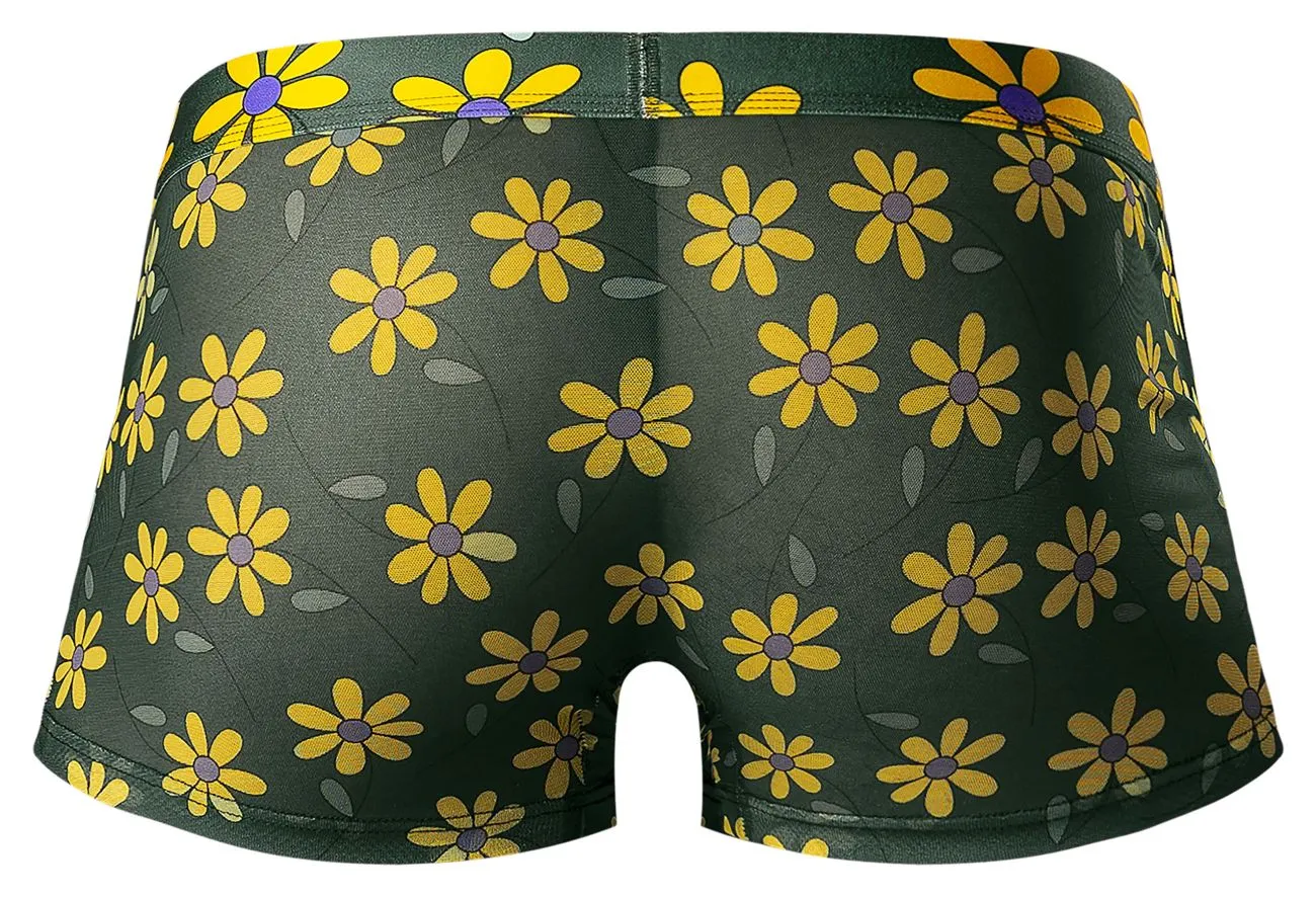 Bekleidung_Herren Power_Herrenunterwäsche Male Power 145-285 Blütenkraft-Tasche Kurzfarbe Gänseblümchen-Druck