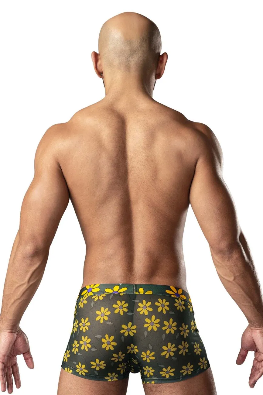 Bekleidung_Herren Power_Herrenunterwäsche Male Power 145-285 Blütenkraft-Tasche Kurzfarbe Gänseblümchen-Druck