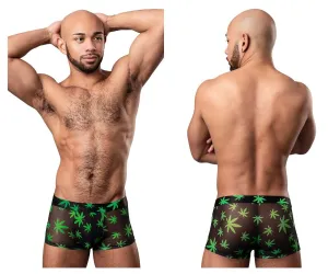 Bekleidung_Herren Power_Herrenunterwäsche Male Power 145-294 Hazy Dayz Pouch Short Farbe Pot Leaf