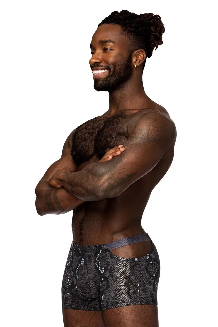 Bekleidung_Herren Power_Herrenunterwäsche Male Power 153-282 S-naked Pouch Short Farbe Schwarz-Blau