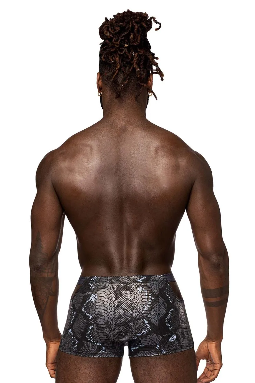 Bekleidung_Herren Power_Herrenunterwäsche Male Power 153-282 S-naked Pouch Short Farbe Schwarz-Blau