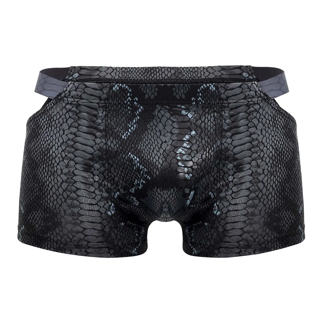 Bekleidung_Herren Power_Herrenunterwäsche Male Power 153-282 S-naked Pouch Short Farbe Schwarz-Blau