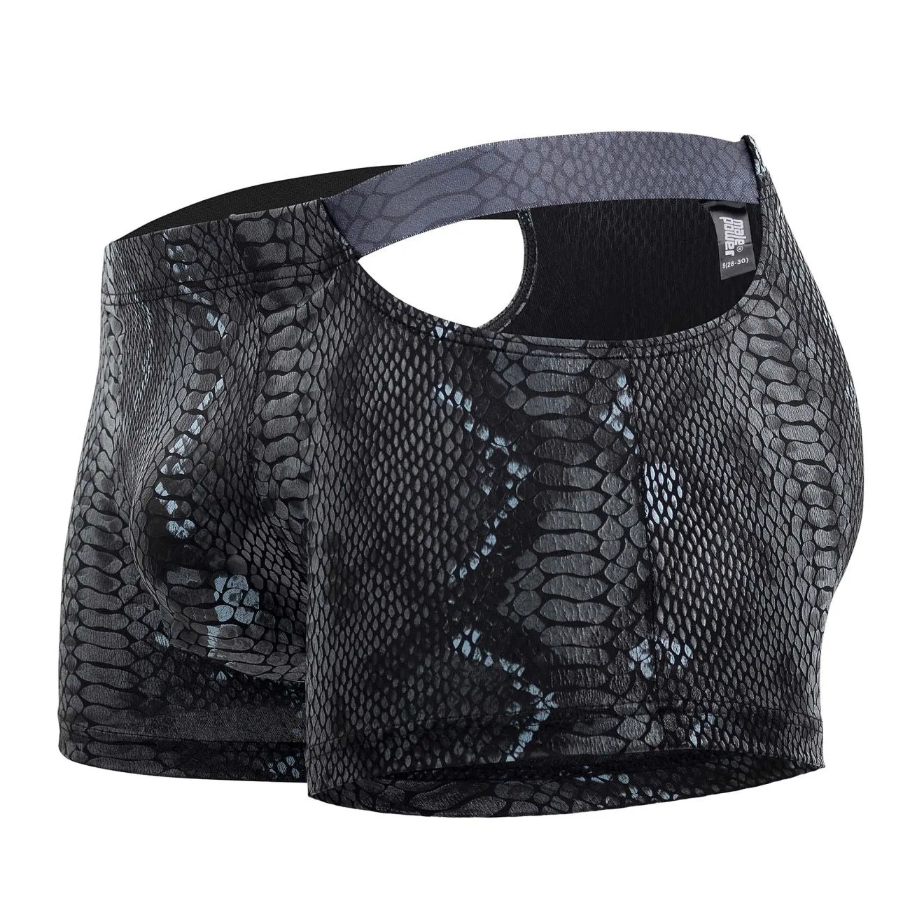 Bekleidung_Herren Power_Herrenunterwäsche Male Power 153-282 S-naked Pouch Short Farbe Schwarz-Blau
