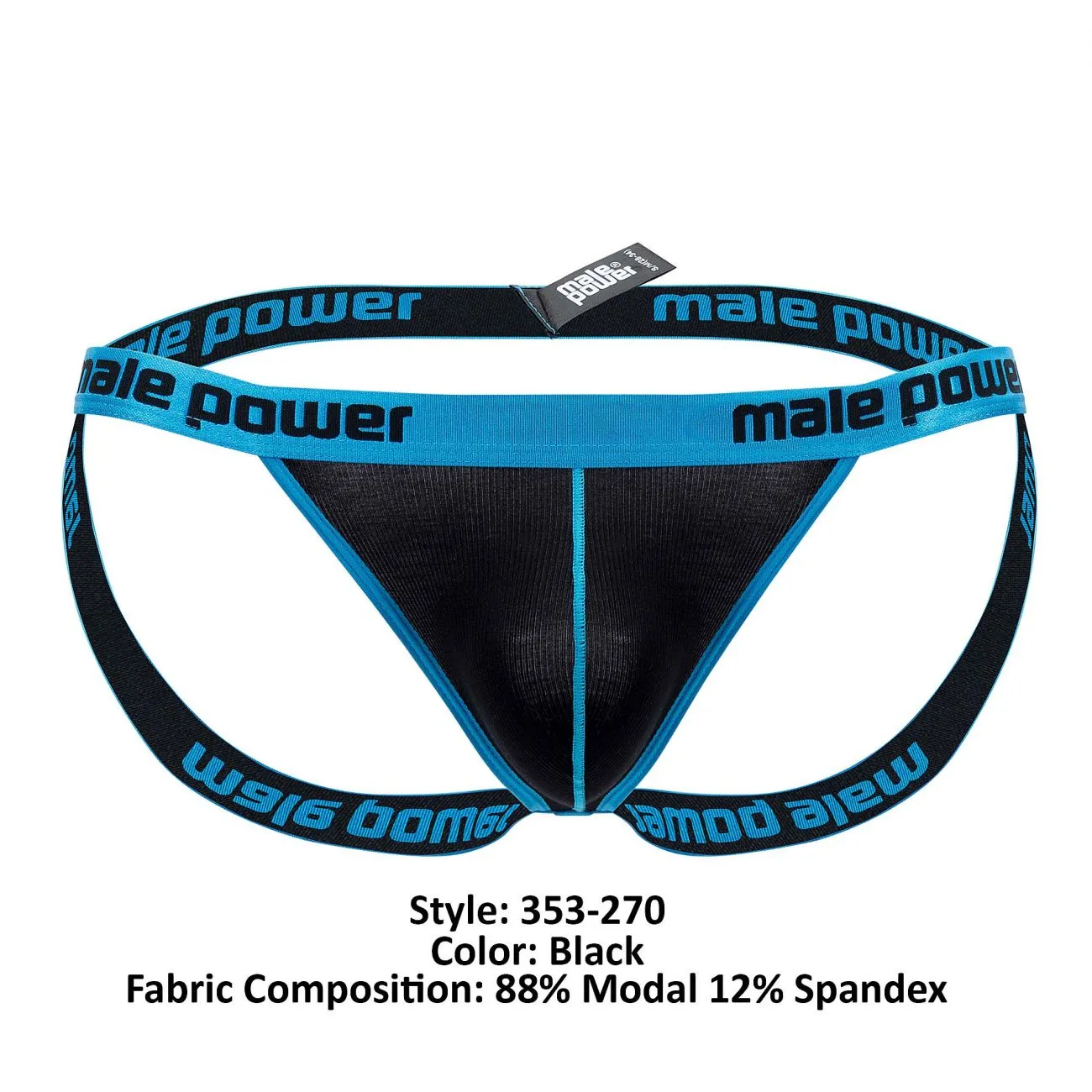 Bekleidung_Herren Power_Herrenunterwäsche Male Power 353-270 Casanova Uplift Jock Farbe Schwarz