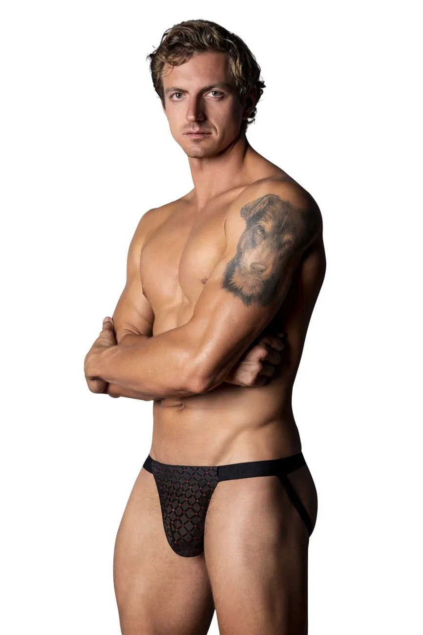 Bekleidung_Herren Power_Herrenunterwäsche Male Power 353-296 Widow Maker Klassischer Jockstrap Farbe Schwarz