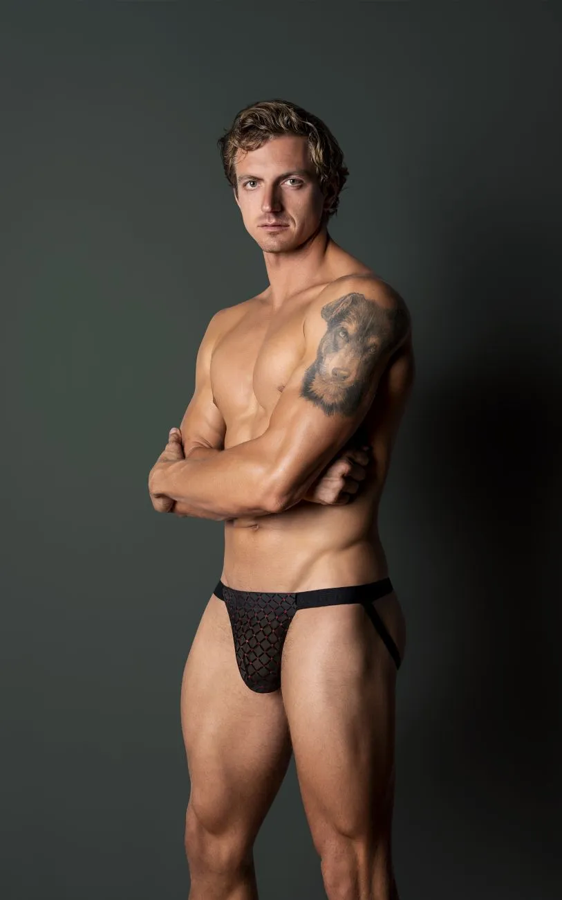 Bekleidung_Herren Power_Herrenunterwäsche Male Power 353-296 Widow Maker Klassischer Jockstrap Farbe Schwarz