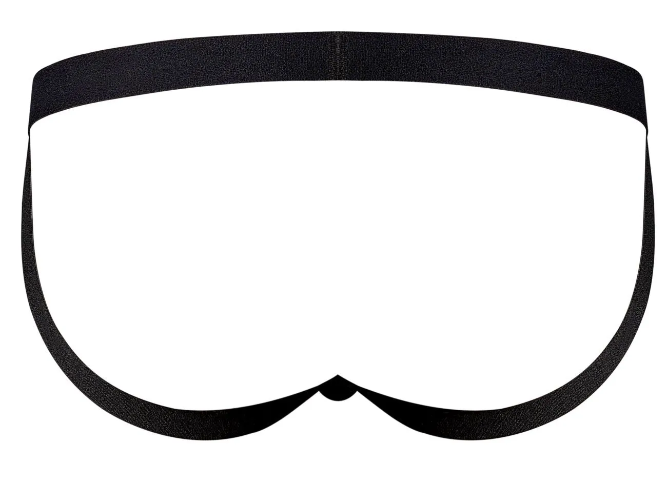 Bekleidung_Herren Power_Herrenunterwäsche Male Power 386-291 Love Star Jockstrap mit Ring Farbe Schwarz