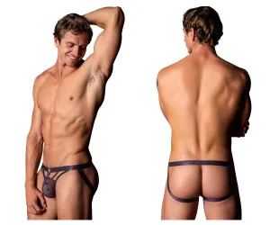 Bekleidung_Herren Power_Herrenunterwäsche Male Power 386-291 Love Star Jockstrap mit Ring Farbe Lila