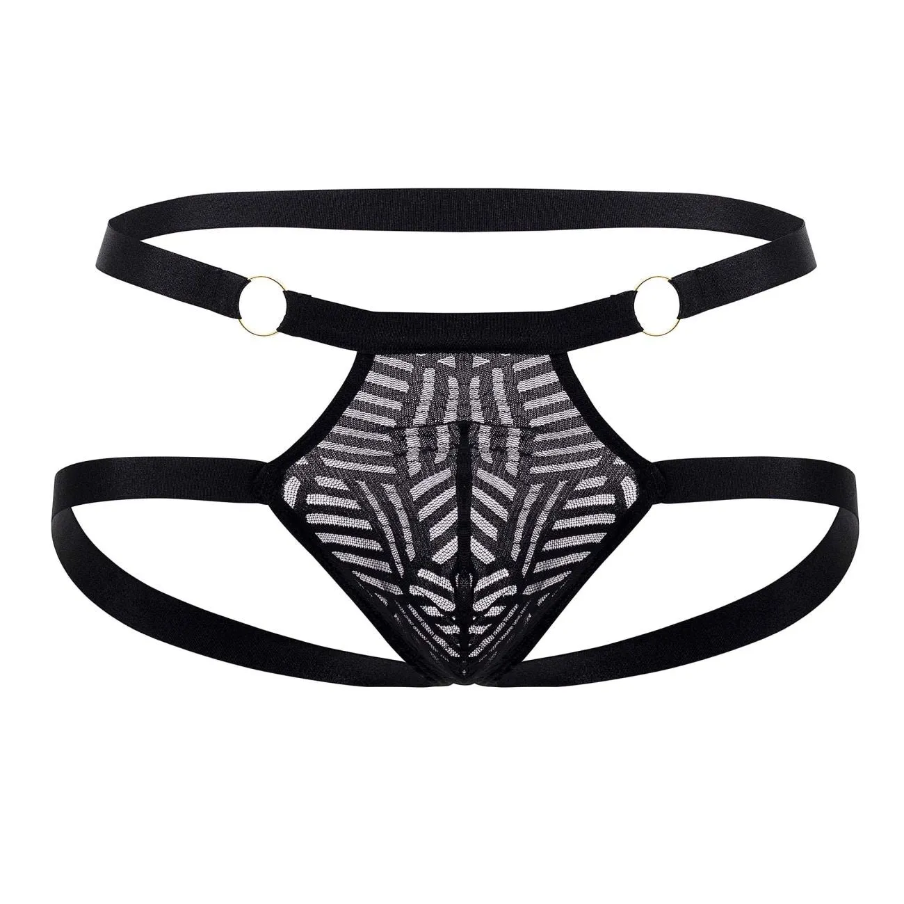 Bekleidung_Herren Power_Herrenunterwäsche Male Power 387-284 Rude Awakening Ring Jock Farbe Schwarz