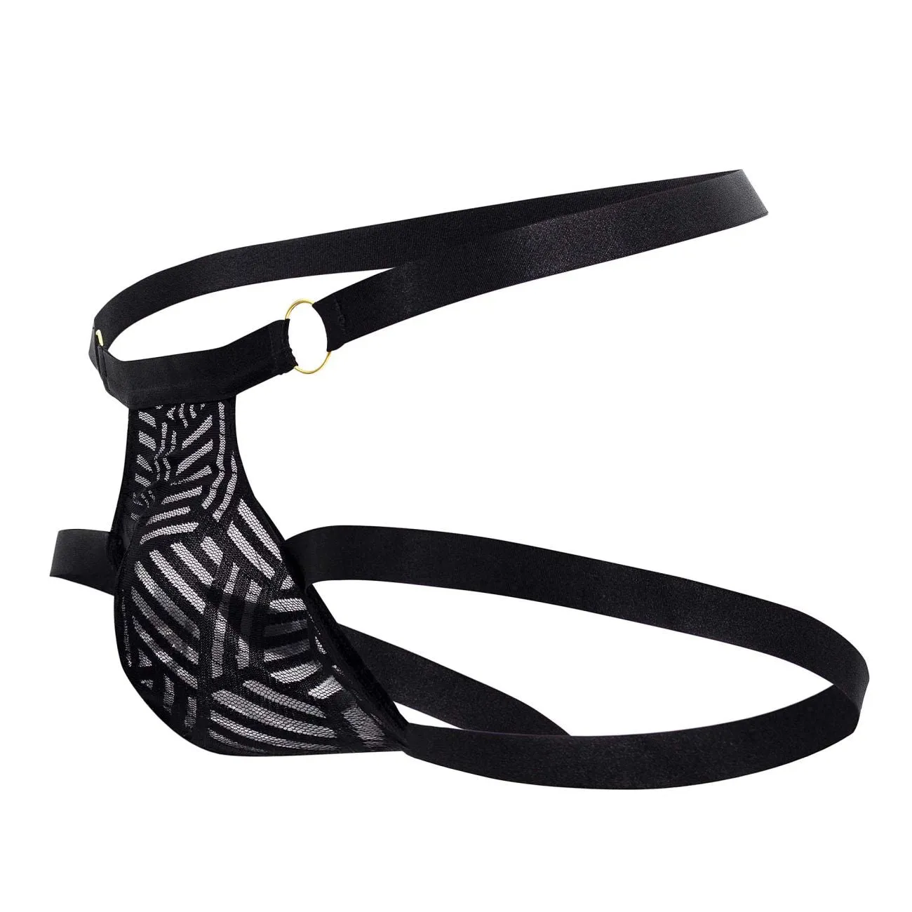 Bekleidung_Herren Power_Herrenunterwäsche Male Power 387-284 Rude Awakening Ring Jock Farbe Schwarz