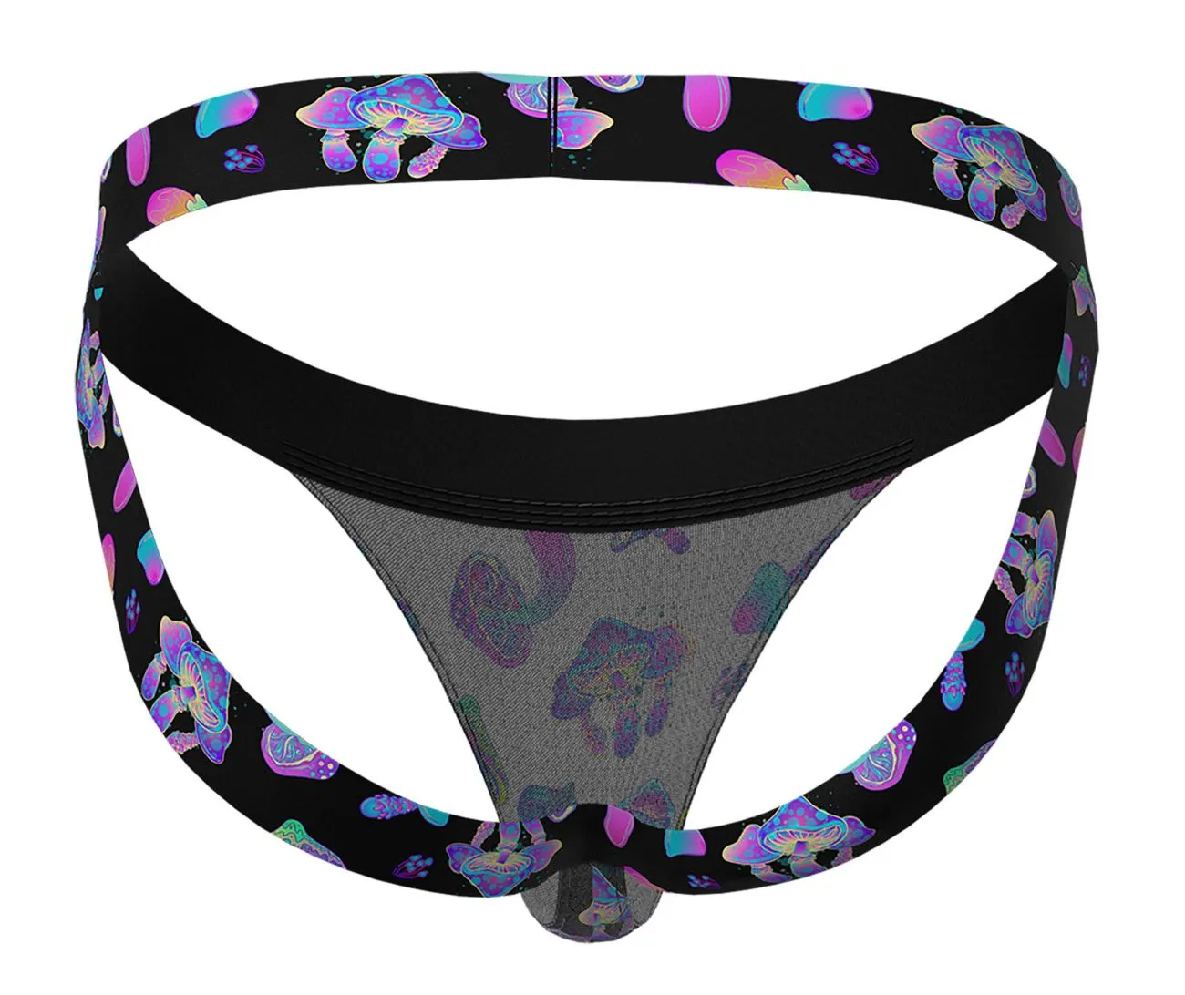Bekleidung_Herren Power_Herrenunterwäsche Male Power 390-294 Dunstige Tage Jockstrap Farbe Pilze