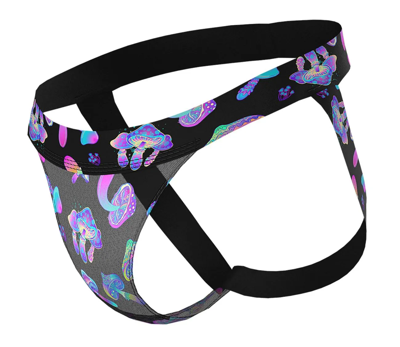 Bekleidung_Herren Power_Herrenunterwäsche Male Power 390-294 Dunstige Tage Jockstrap Farbe Pilze