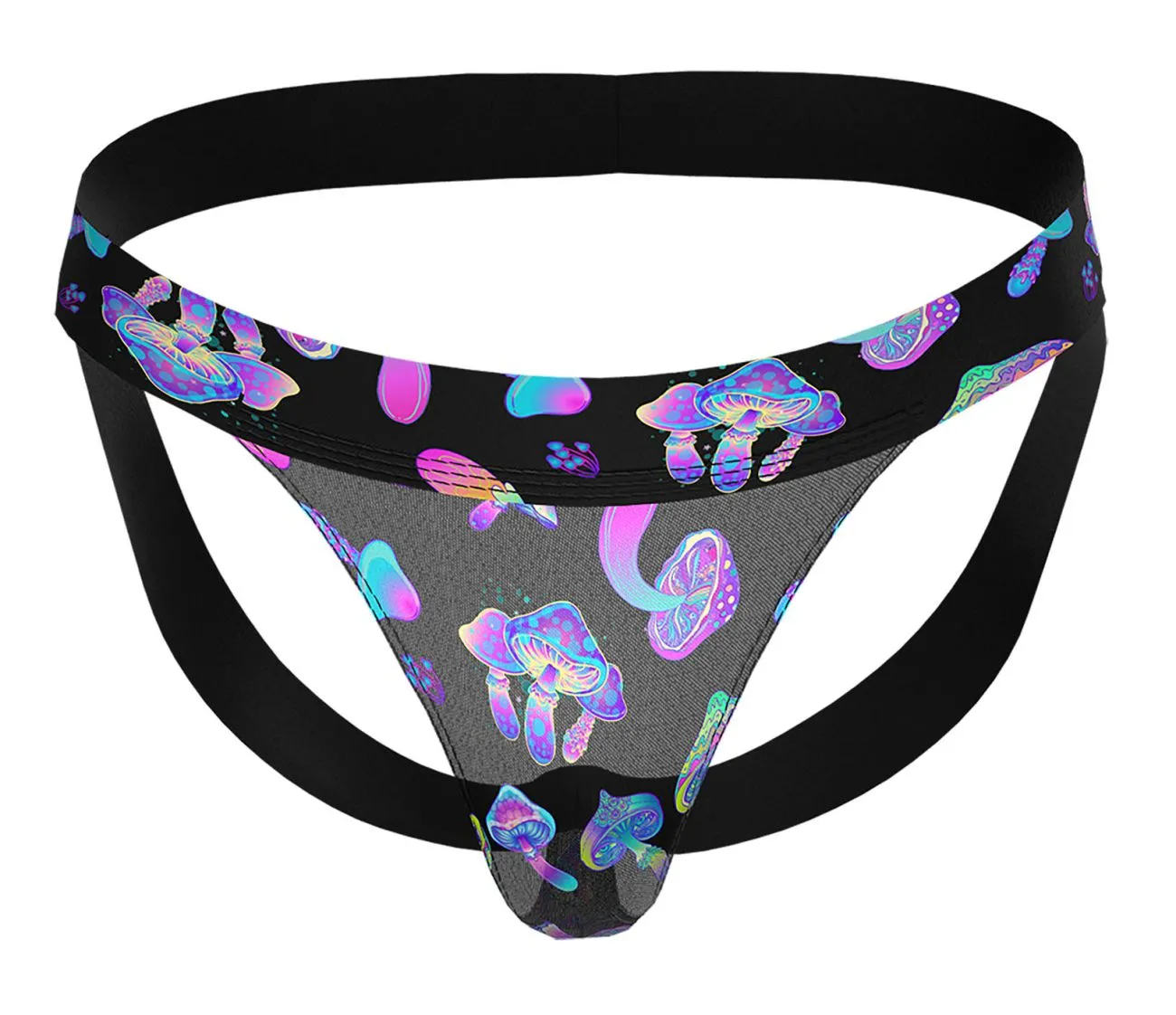 Bekleidung_Herren Power_Herrenunterwäsche Male Power 390-294 Dunstige Tage Jockstrap Farbe Pilze