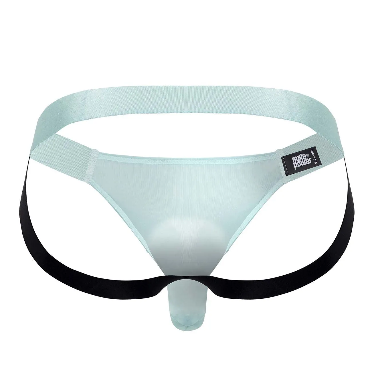 Bekleidung_Herren Power_Herrenunterwäsche Male Power 399-281 Leichte und luftige Jockstrap-Hülle Farbe Aqua