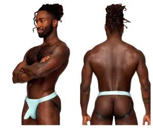 Bekleidung_Herren Power_Herrenunterwäsche Male Power 399-281 Leichte und luftige Jockstrap-Hülle Farbe Aqua