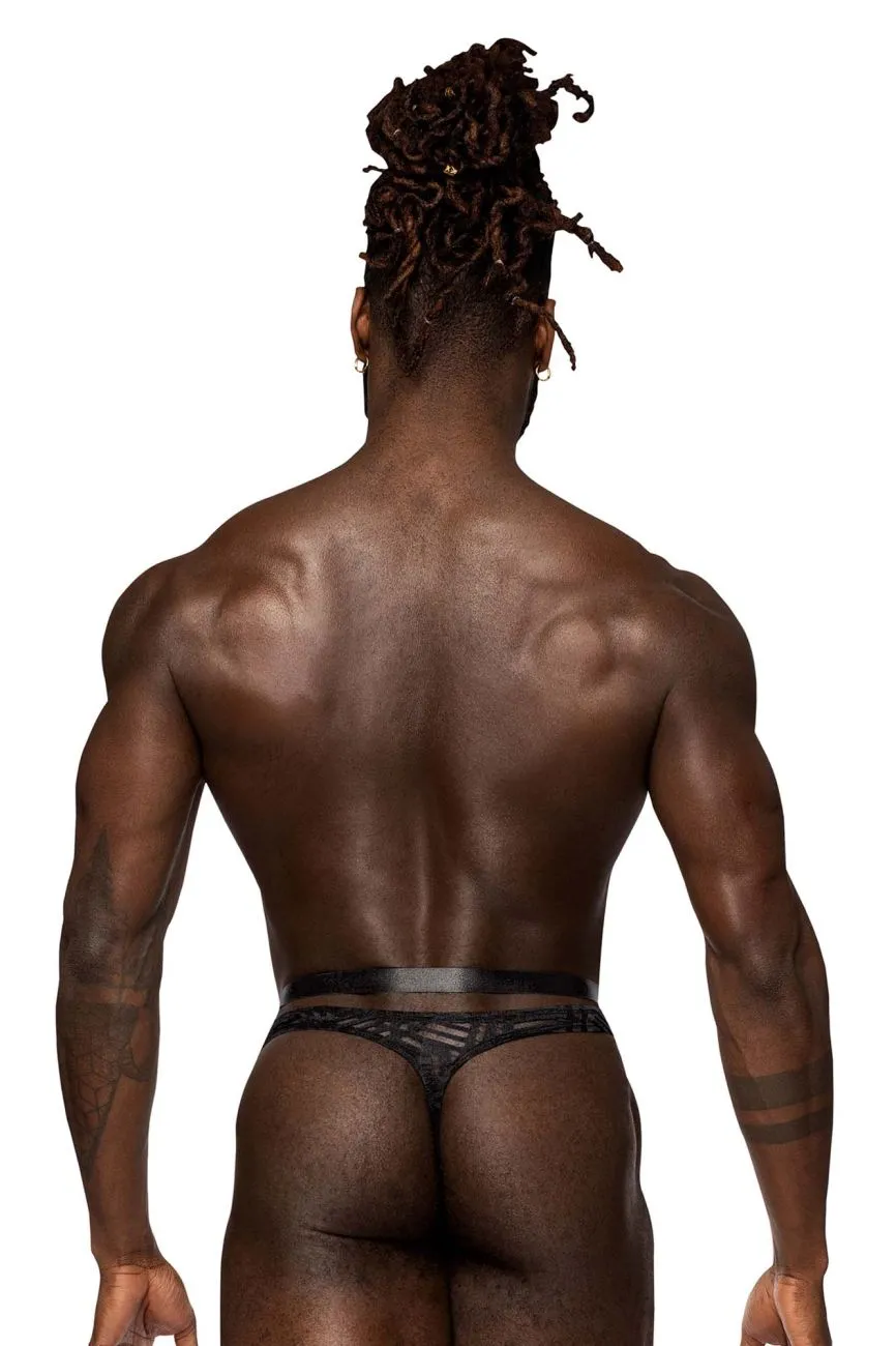 Bekleidung_Herren Power_Herrenunterwäsche Male Power 415-284 Rude Awakening Strap Tanga Farbe Schwarz