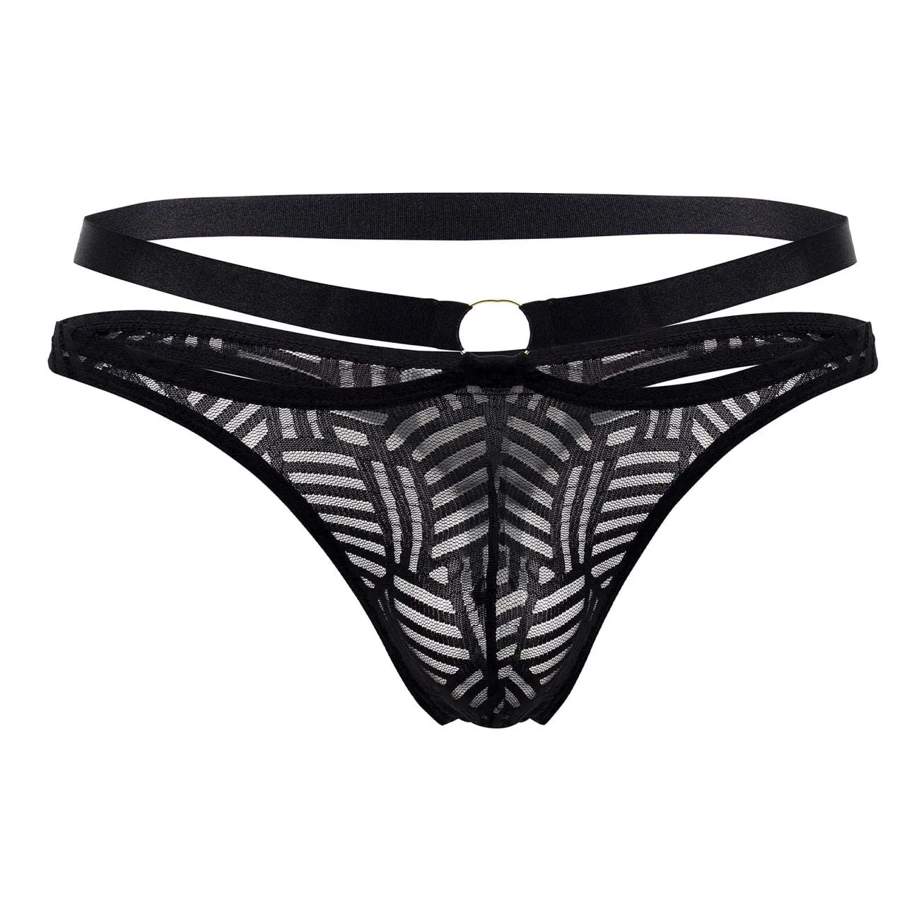 Bekleidung_Herren Power_Herrenunterwäsche Male Power 415-284 Rude Awakening Strap Tanga Farbe Schwarz