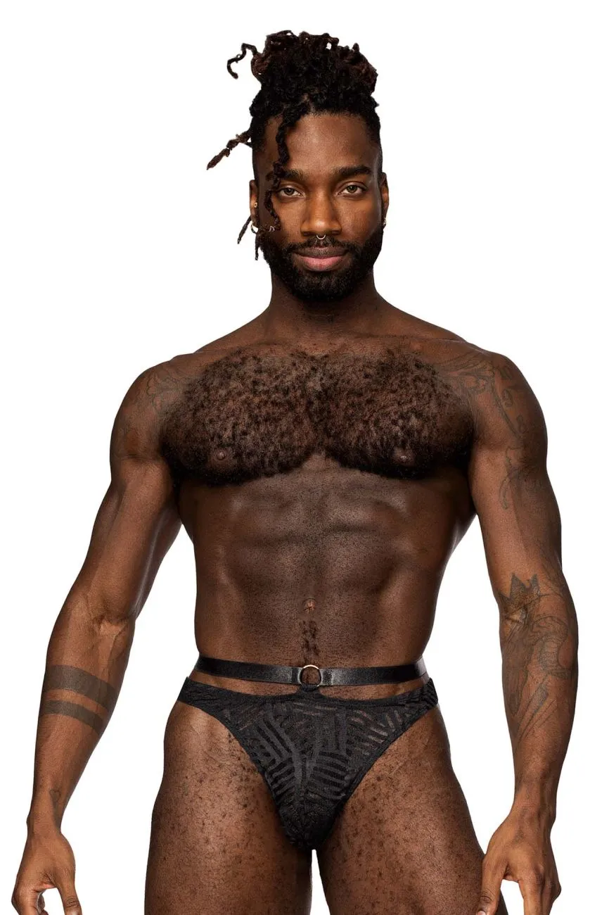 Bekleidung_Herren Power_Herrenunterwäsche Male Power 415-284 Rude Awakening Strap Tanga Farbe Schwarz