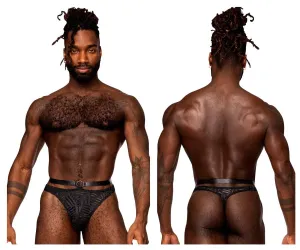 Bekleidung_Herren Power_Herrenunterwäsche Male Power 415-284 Rude Awakening Strap Tanga Farbe Schwarz
