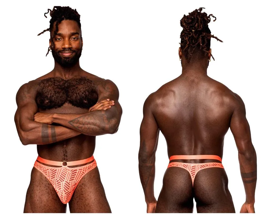 Bekleidung_Herren Power_Herrenunterwäsche Male Power 415-284 Rude Awakening Strap Tanga Farbe Neon Orange