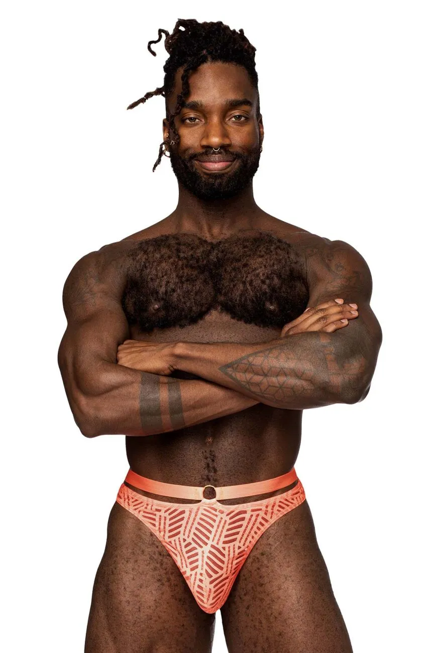 Bekleidung_Herren Power_Herrenunterwäsche Male Power 415-284 Rude Awakening Strap Tanga Farbe Neon Orange