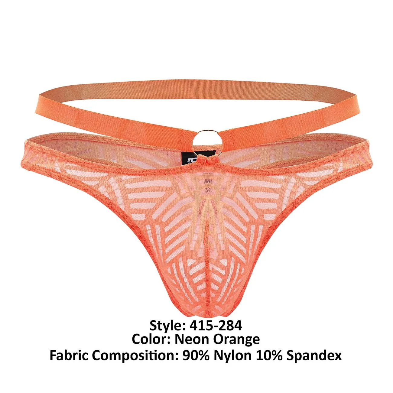 Bekleidung_Herren Power_Herrenunterwäsche Male Power 415-284 Rude Awakening Strap Tanga Farbe Neon Orange