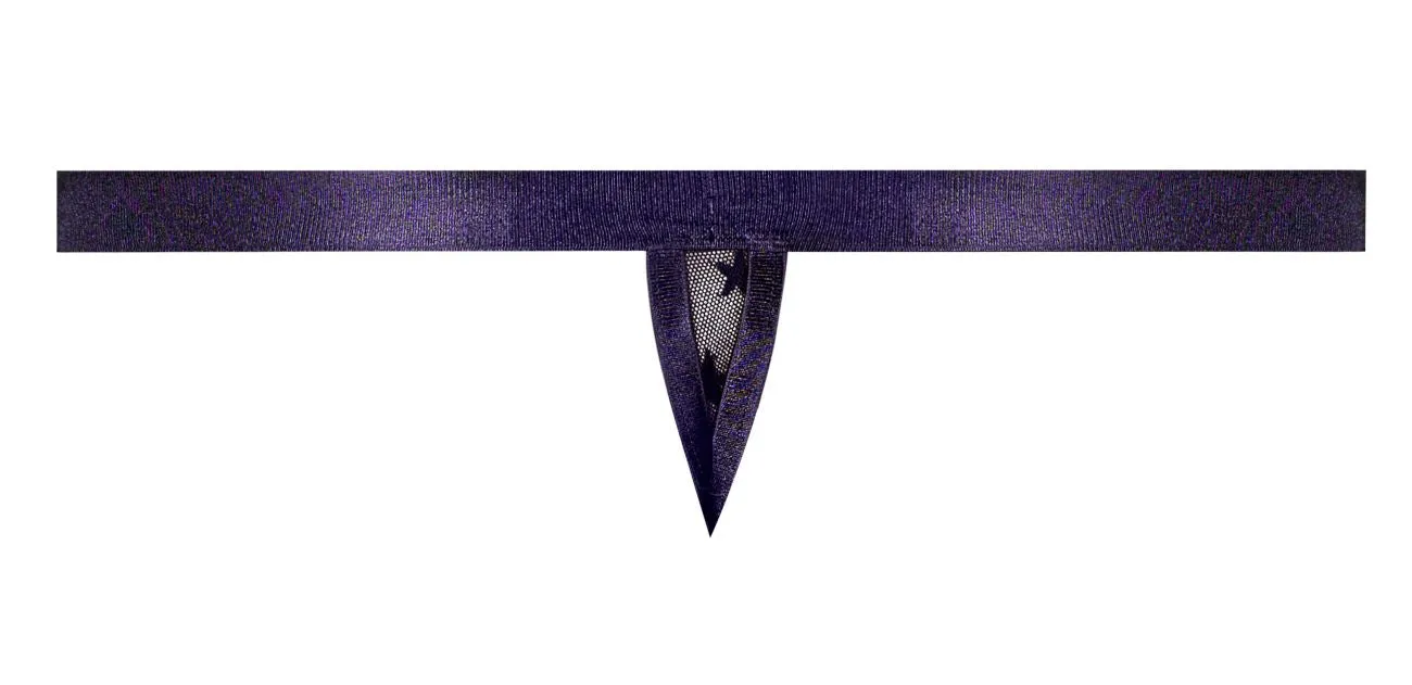 Bekleidung_Herren Power_Herrenunterwäsche Male Power 416-291 Love Star Tanga mit Ring Farbe Lila