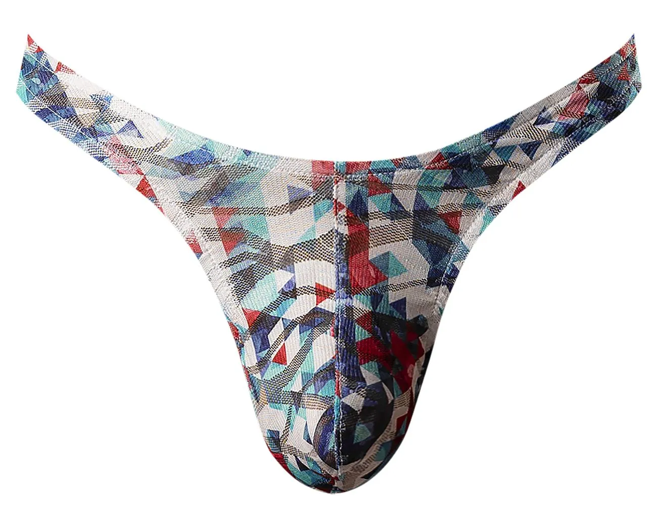 Bekleidung_Herren Power_Herrenunterwäsche Male Power 431-293 Deine Spitze oder Meine Bong Tanga Farbe Rot-Weiß-Blau