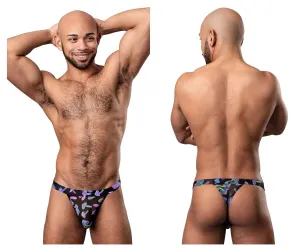 Bekleidung_Herren Power_Herrenunterwäsche Male Power 433-294 Hazy Dayz Mikro-Tanga Farbe Pilze